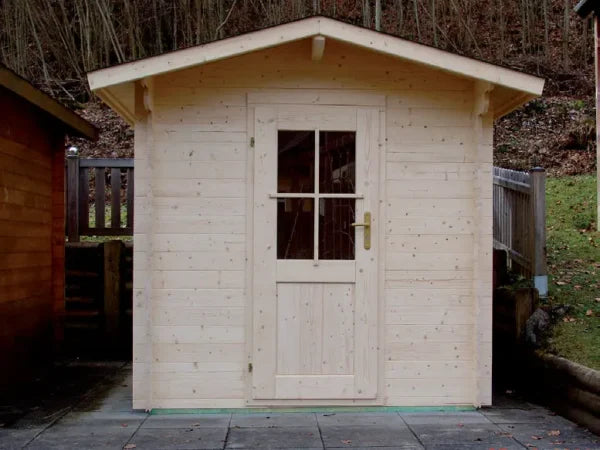 Holz Gartenhaus / Gerätehaus H28-2020-ET - Gartenhaus Herkommer