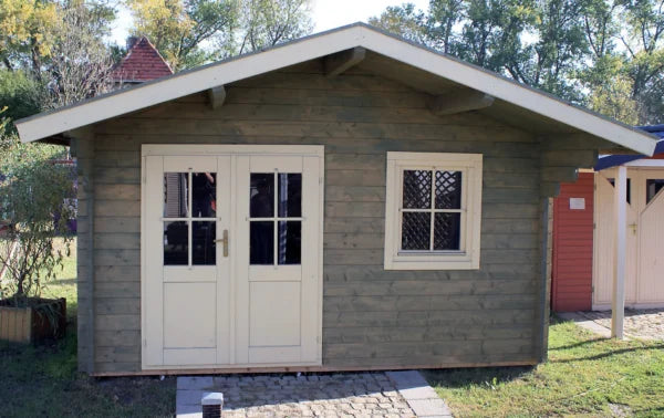 Holz-Gartenhaus / Gerätehaus H45-3630-DT-EF