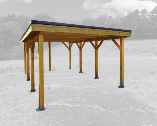 Holz-Carport CPF-3854 - Gartenhaus Herkommer