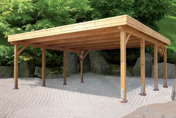 Holz-Carport CPF-6054 - Gartenhaus Herkommer