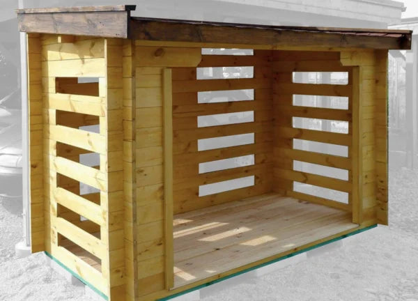 Holzlege / Mülltonnenhaus TS-HL28-1221P - Gartenhaus Herkommer