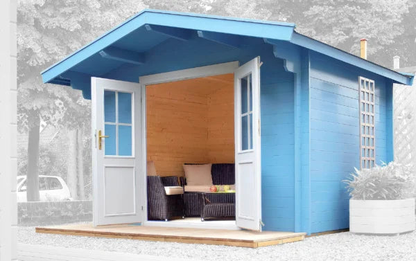 Holz-Gartenhaus / Gerätehaus H28-3020-DT - Gartenhaus Herkommer
