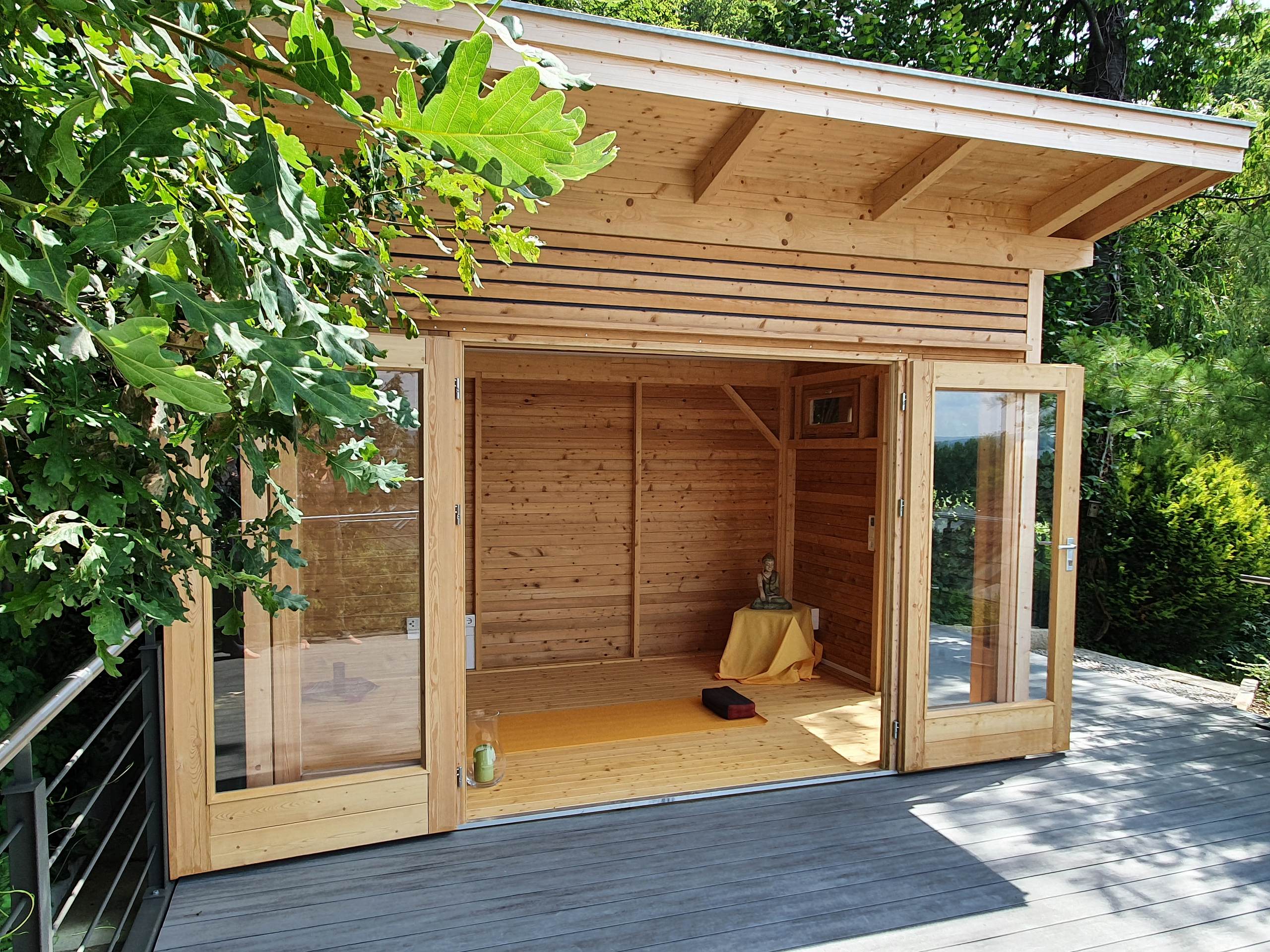 Premium Gartenhaus Cara Yoga