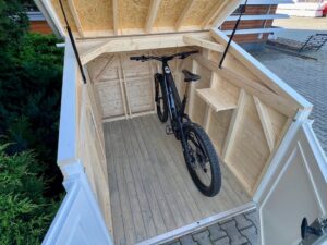 Bikebox Holz-Gartenhaus / Gerätehaus