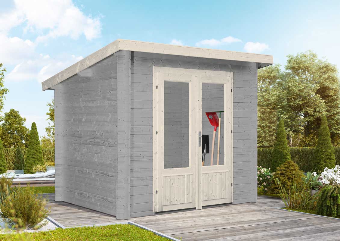 Holz-Gartenhaus / Gerätehaus Luca 2020 28