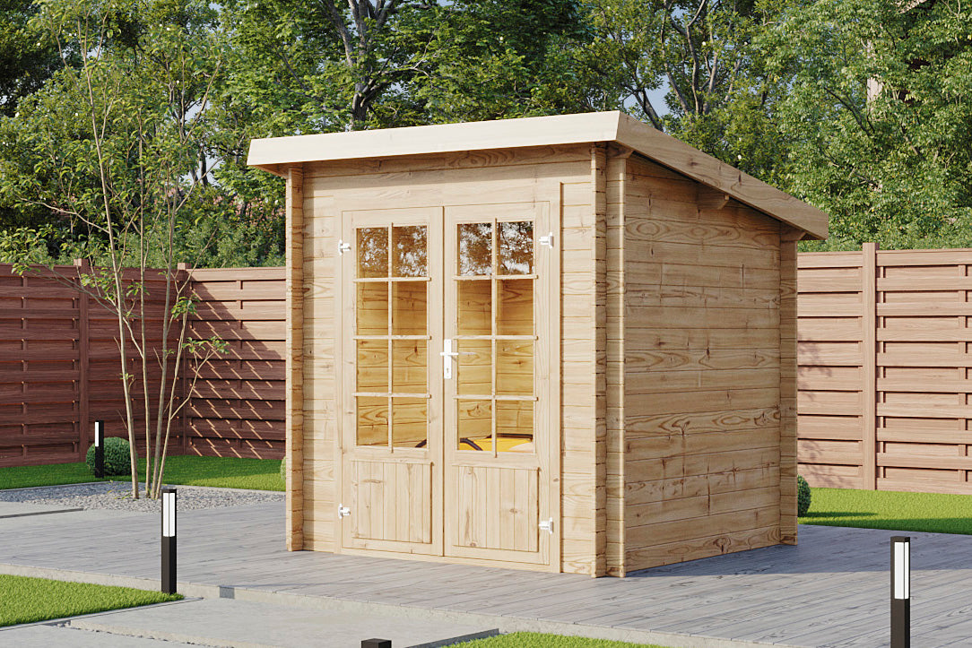 Holz-Gartenhaus / Gerätehaus Luca 2020 28