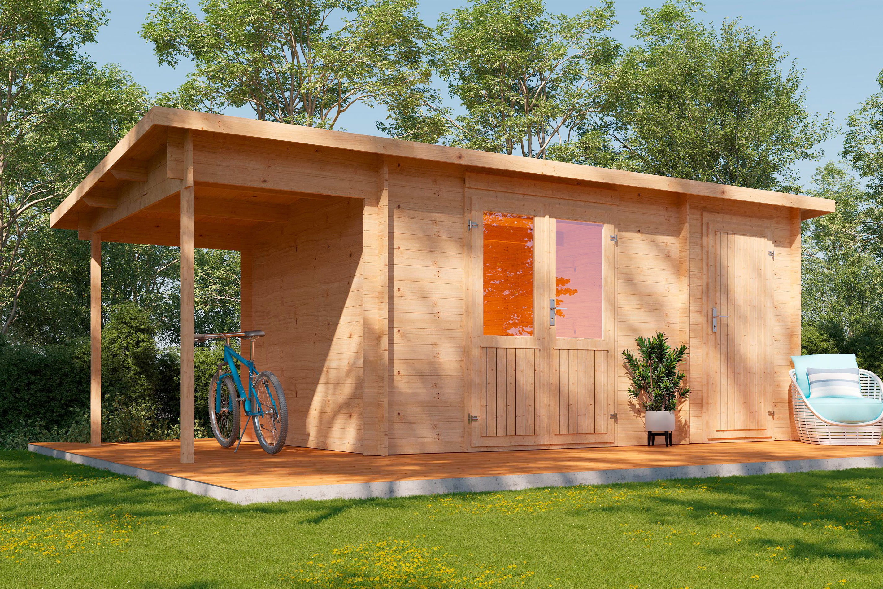 Holz-Gartenhaus / Gerätehaus Galina 5723