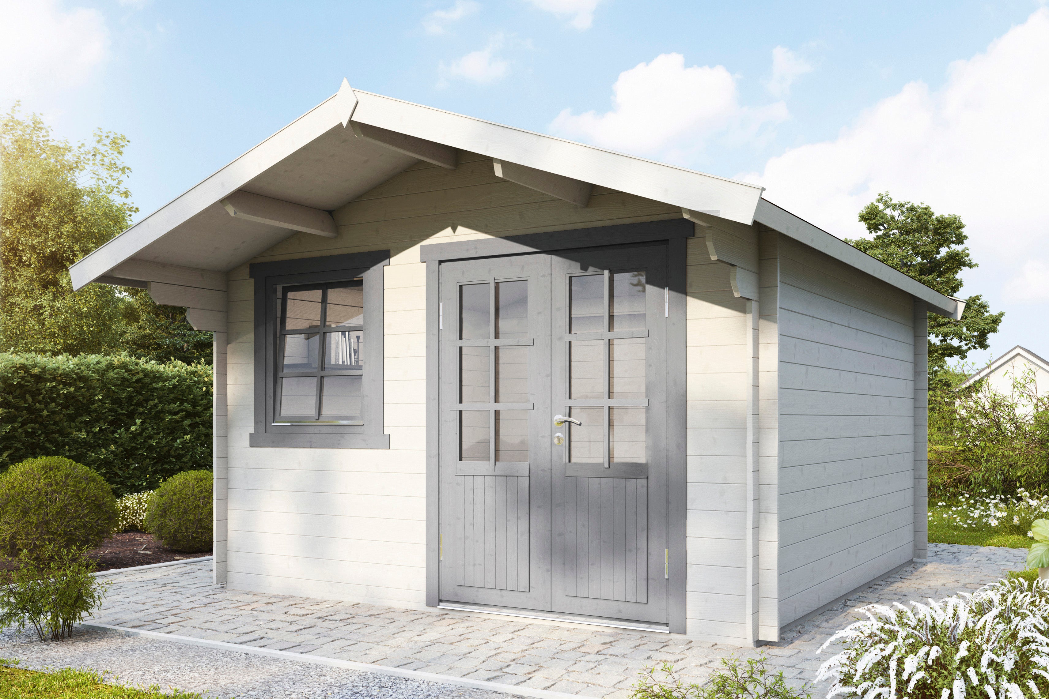 Holz-Gartenhaus Lotta 3630 34 - Gartenhaus Herkommer