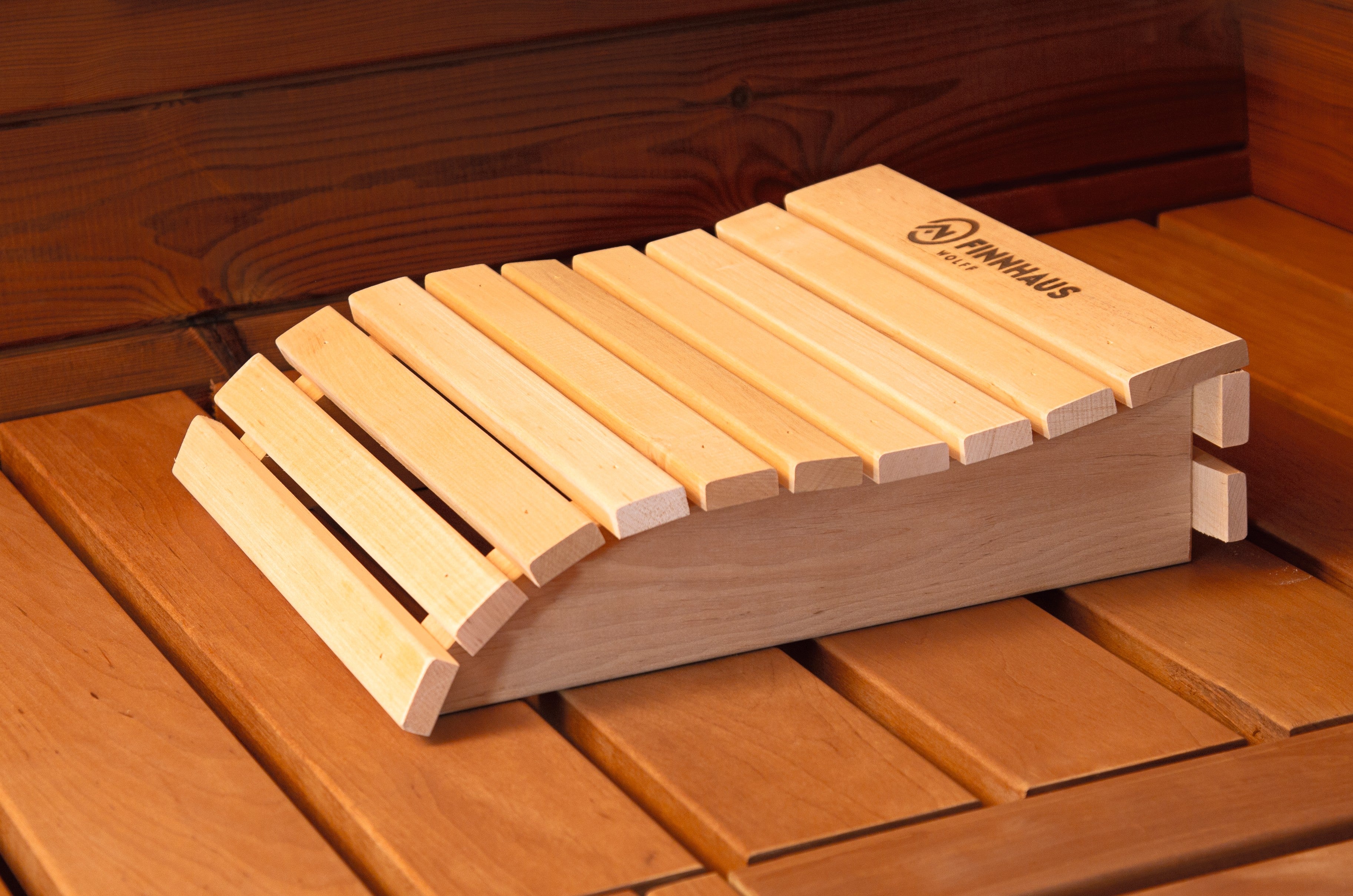 Sauna Kopfstütze ergonomisch - Gartenhaus Herkommer