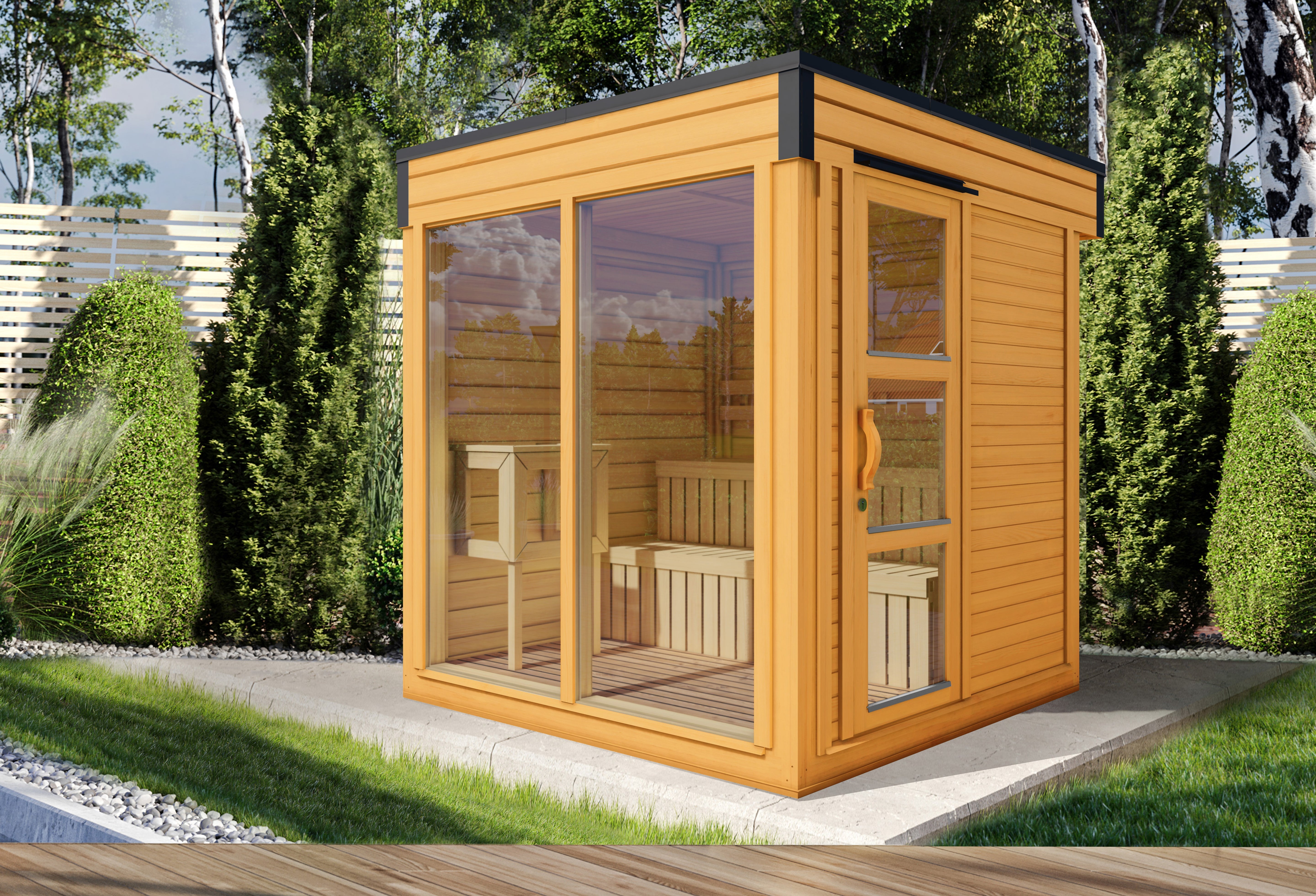 Holz-Gartensauna Stina 2323 75