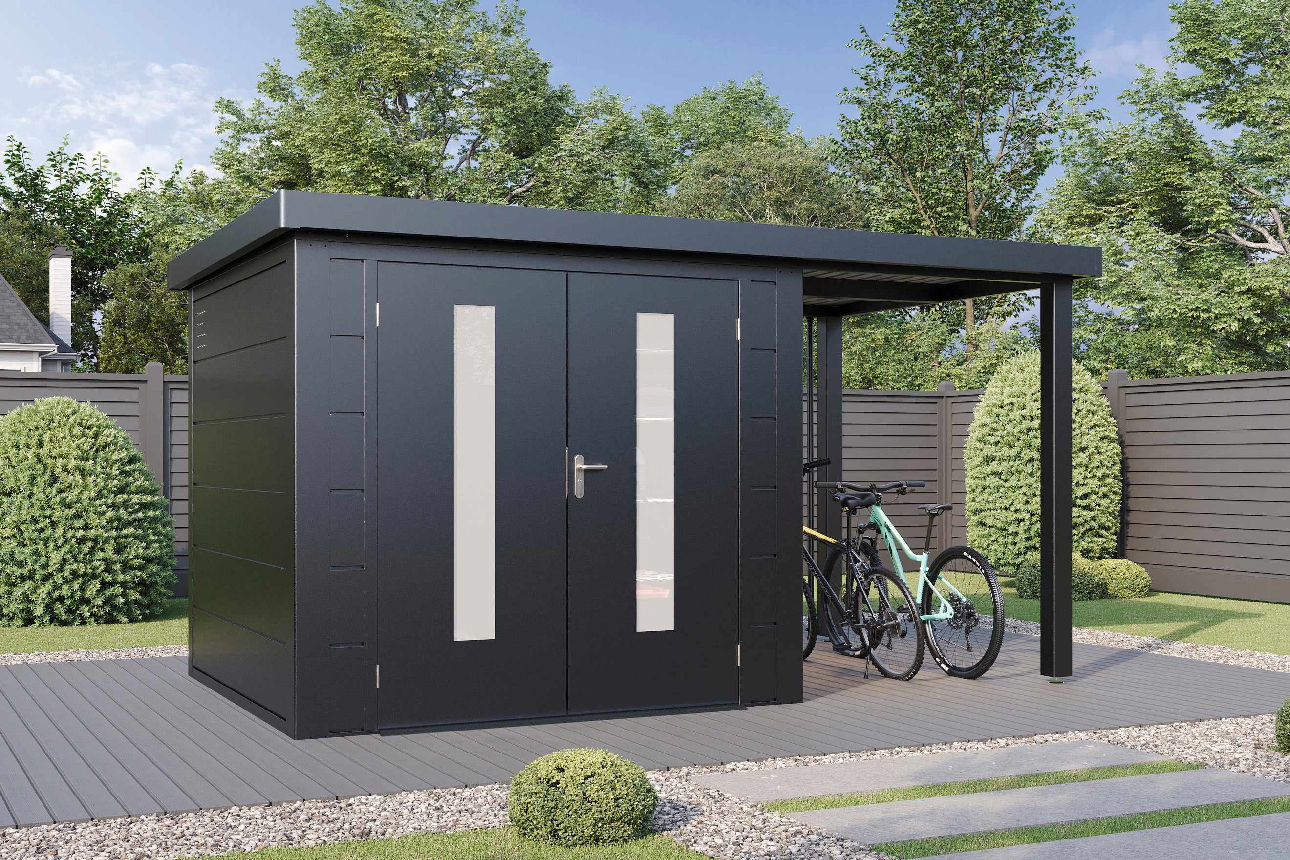 Metall-Gartenhaus / Gerätehaus Elvar 3924