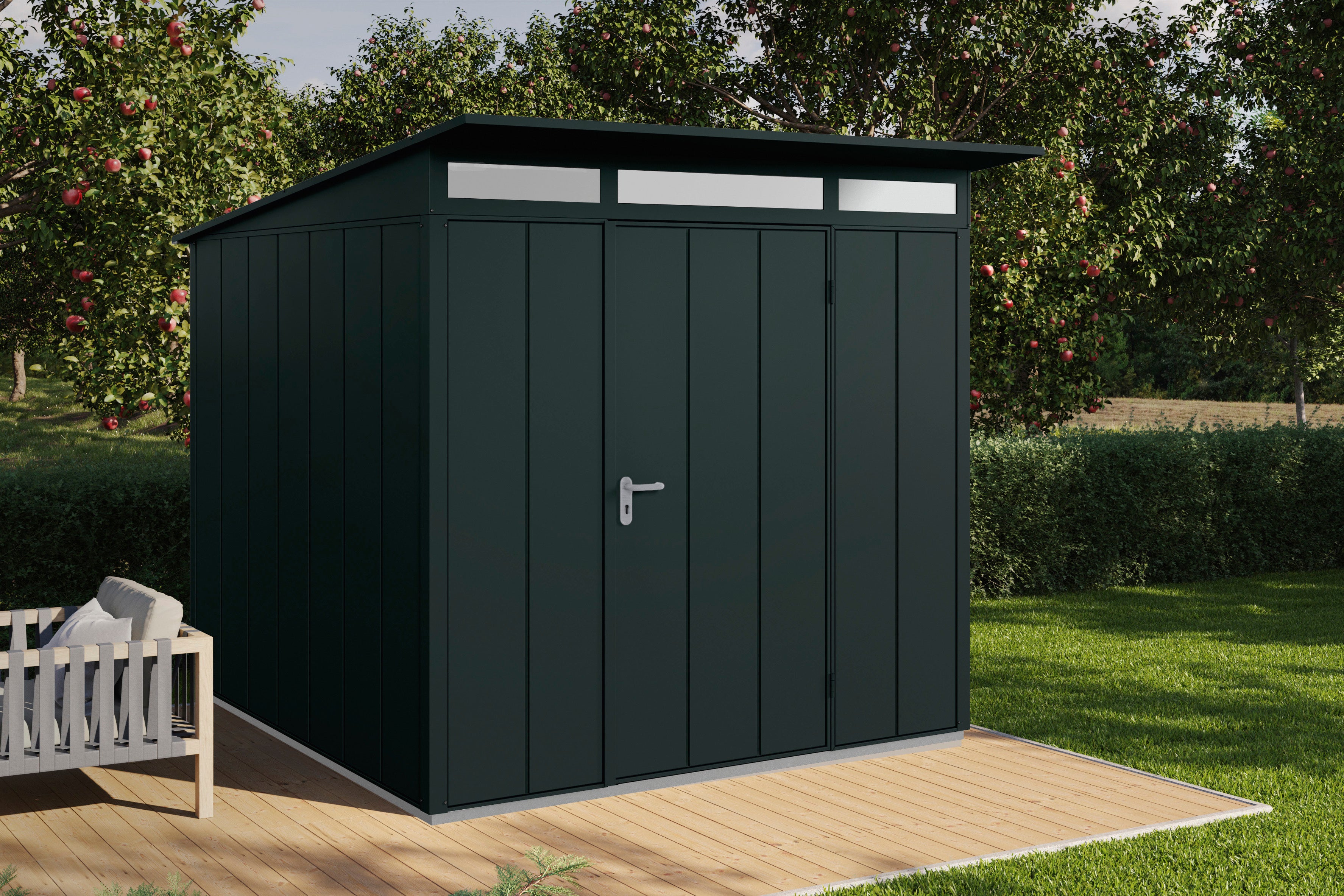 Metall-Gartenschrank / Gerätehaus Frey 2424