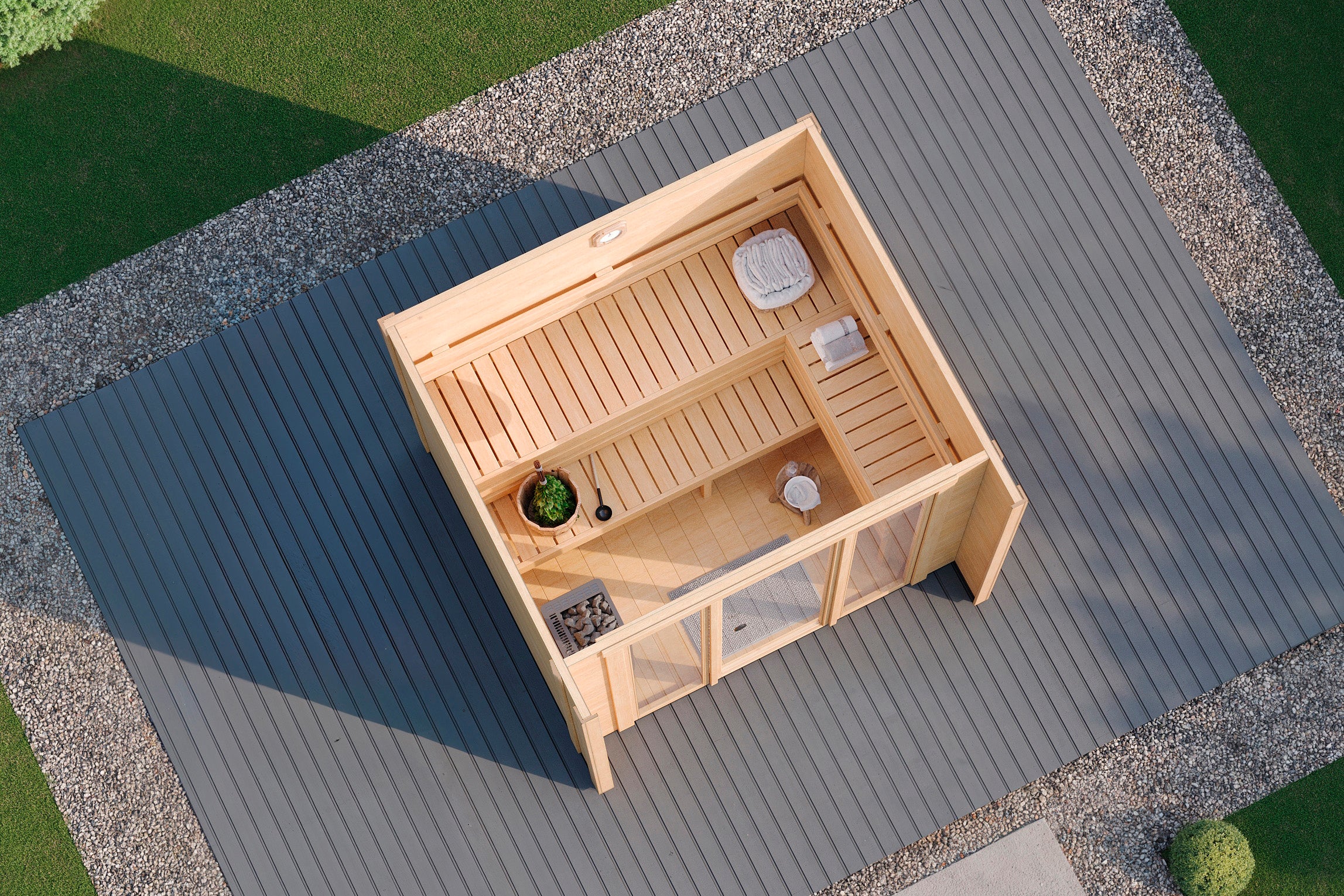 Gartensauna/Vivica 2319 44 - Gartenhaus Herkommer