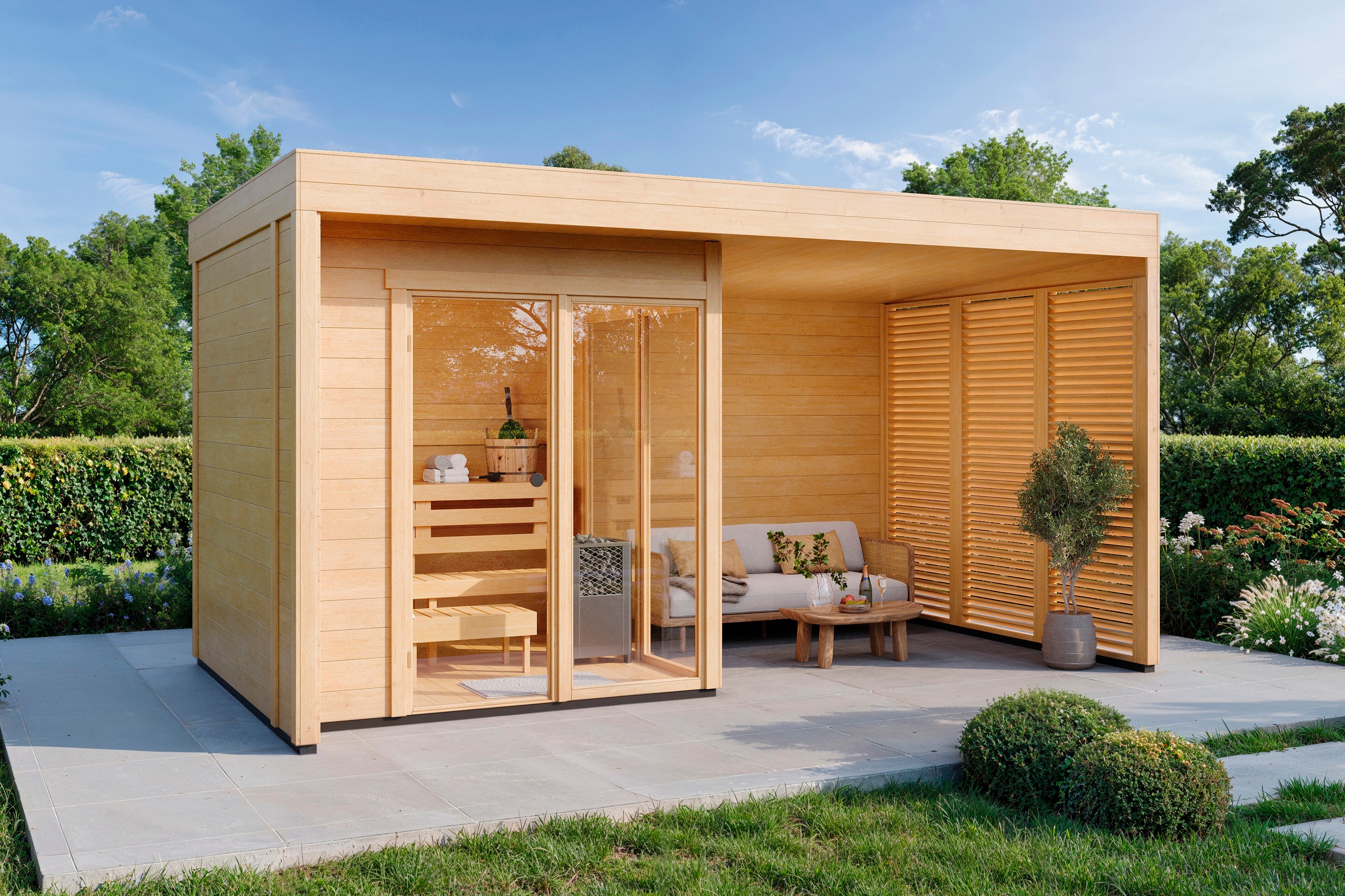 Gartensauna Vibeke 4722 44