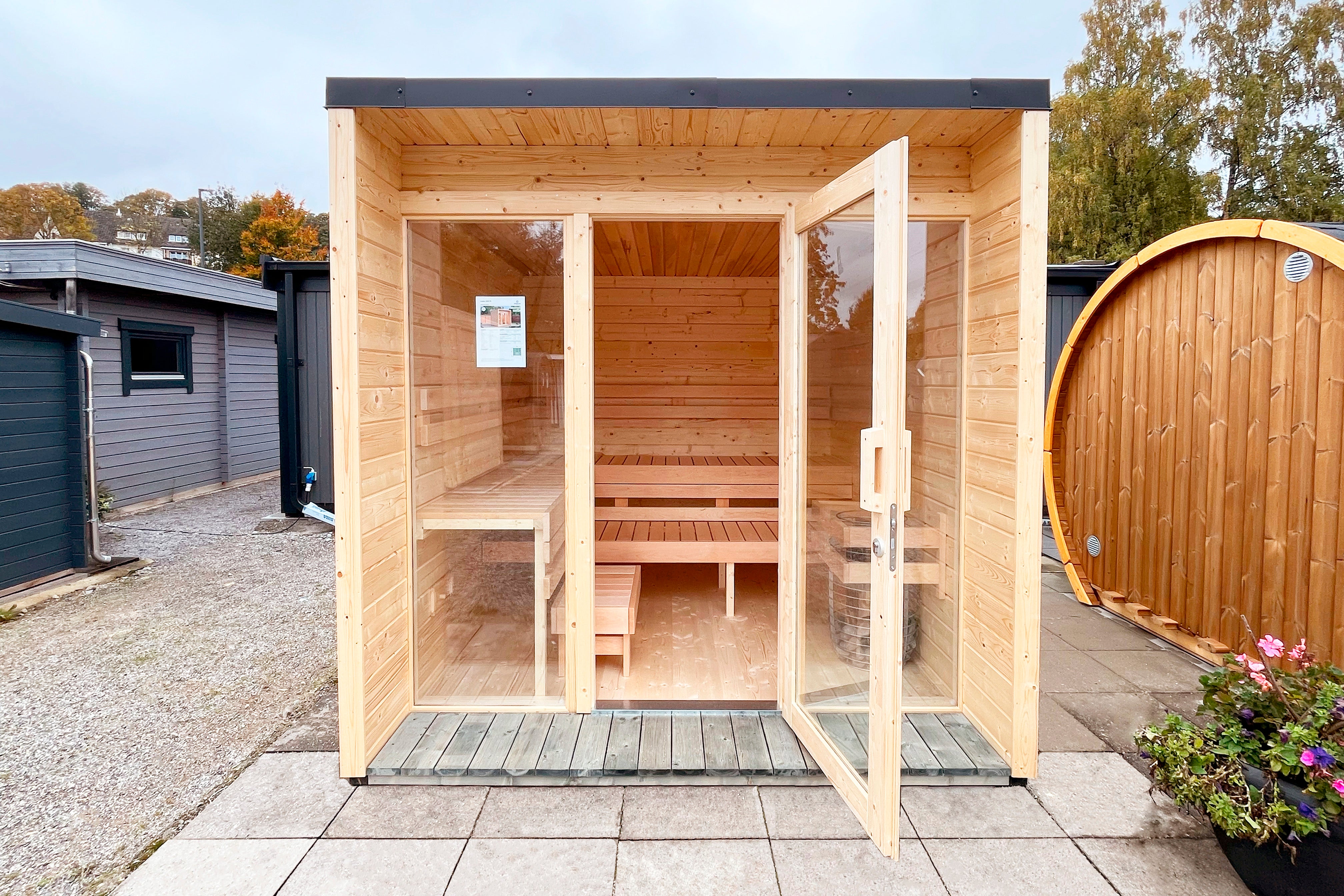 Gartensauna Loodus 2523 70 - Gartenhaus Herkommer