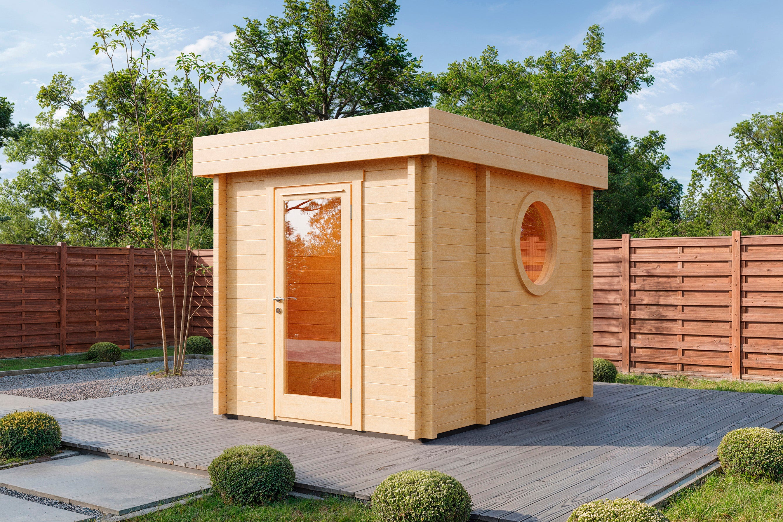 Gartensauna Toke 2232 70 - Gartenhaus Herkommer