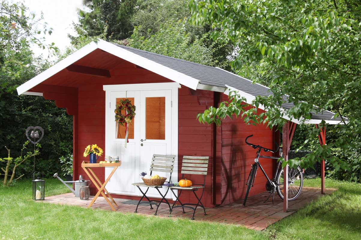 Schleppdach 1532 - Gartenhaus Herkommer