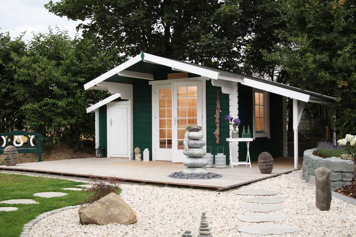 Schleppdach 1532 - Gartenhaus Herkommer