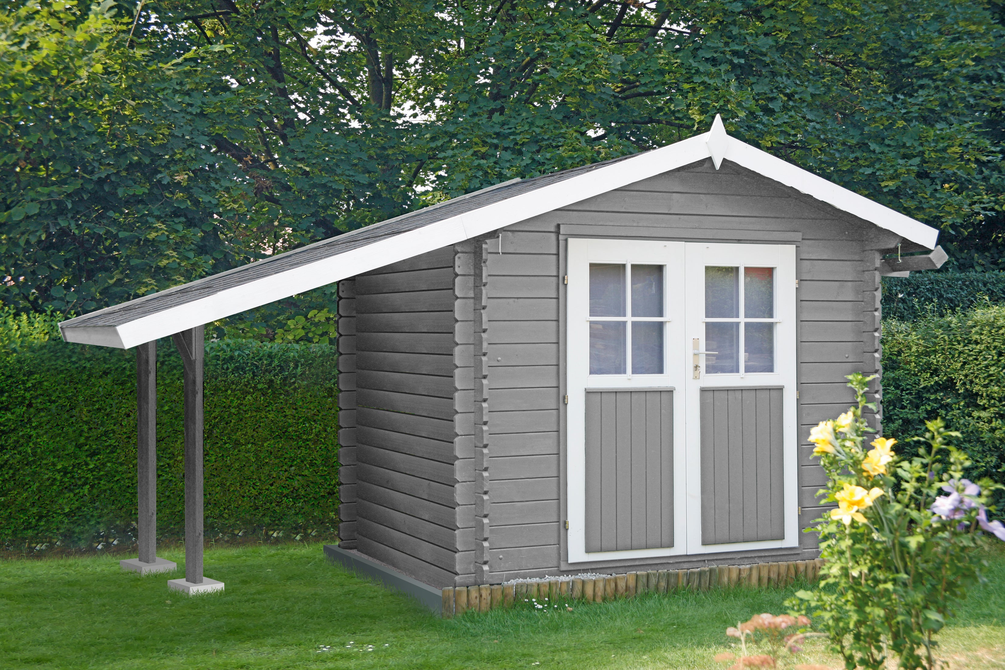 Schleppdach 1527 - Gartenhaus Herkommer