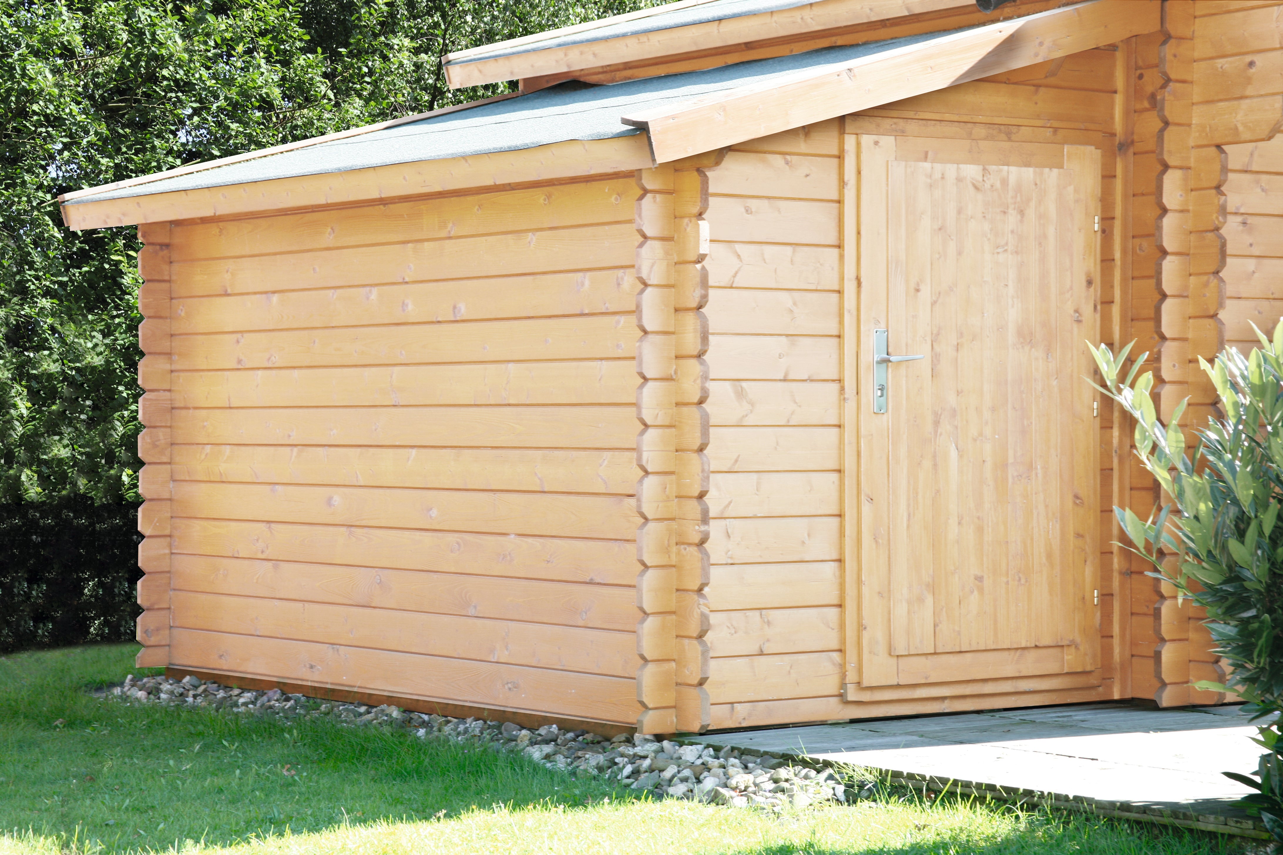 Anbauschuppen 1520 Satteldach - Gartenhaus Herkommer