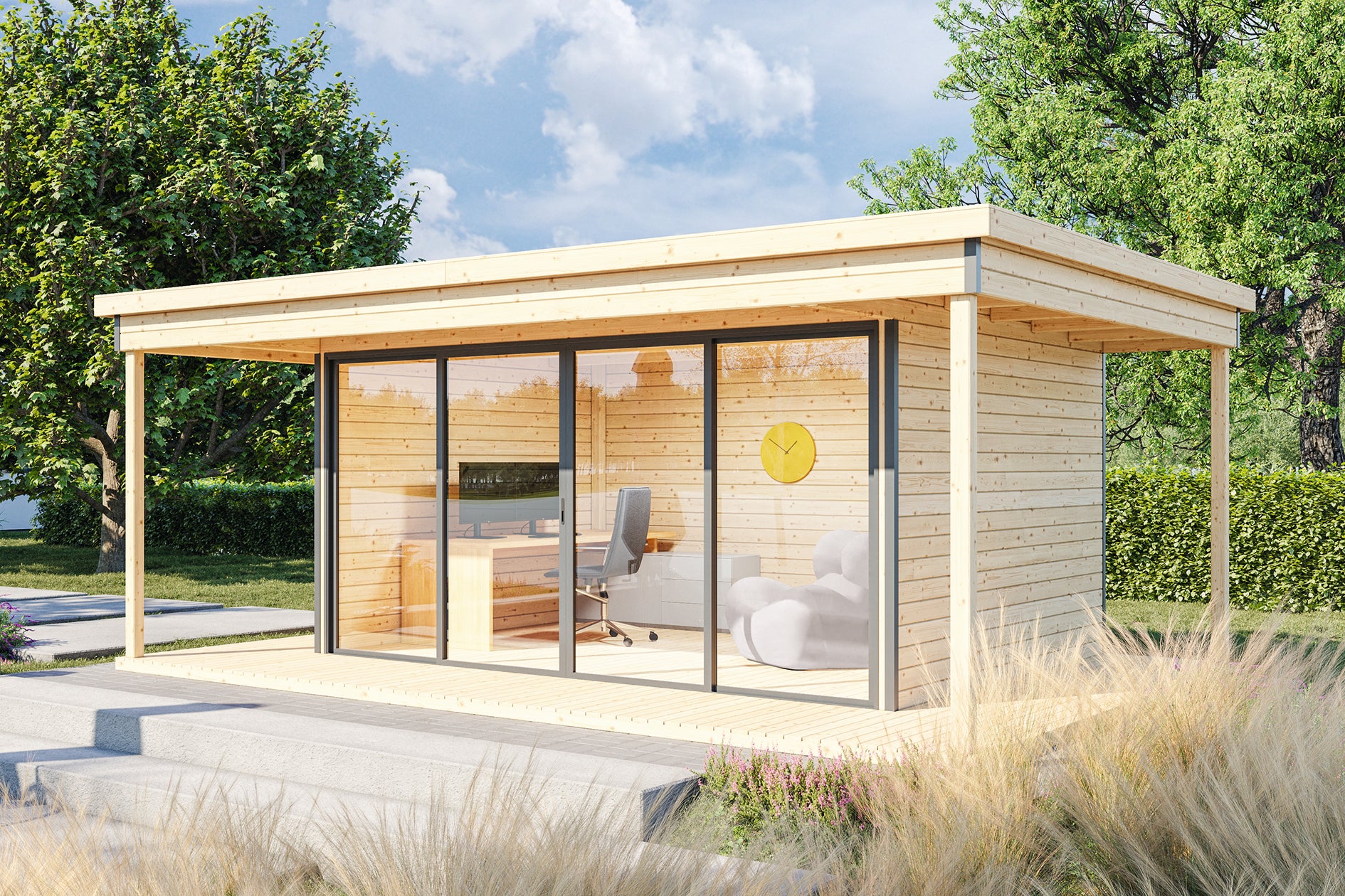 Holz-Gartenhaus Cara - Gartenhaus Herkommer