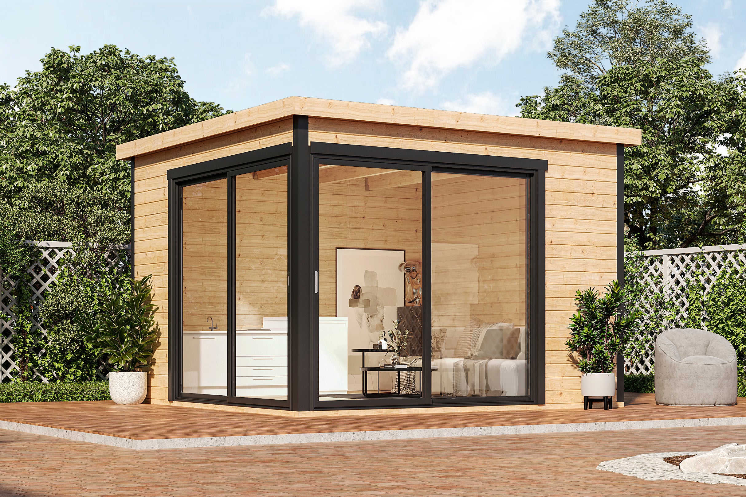 Holz-Gartenhaus Starla 3232