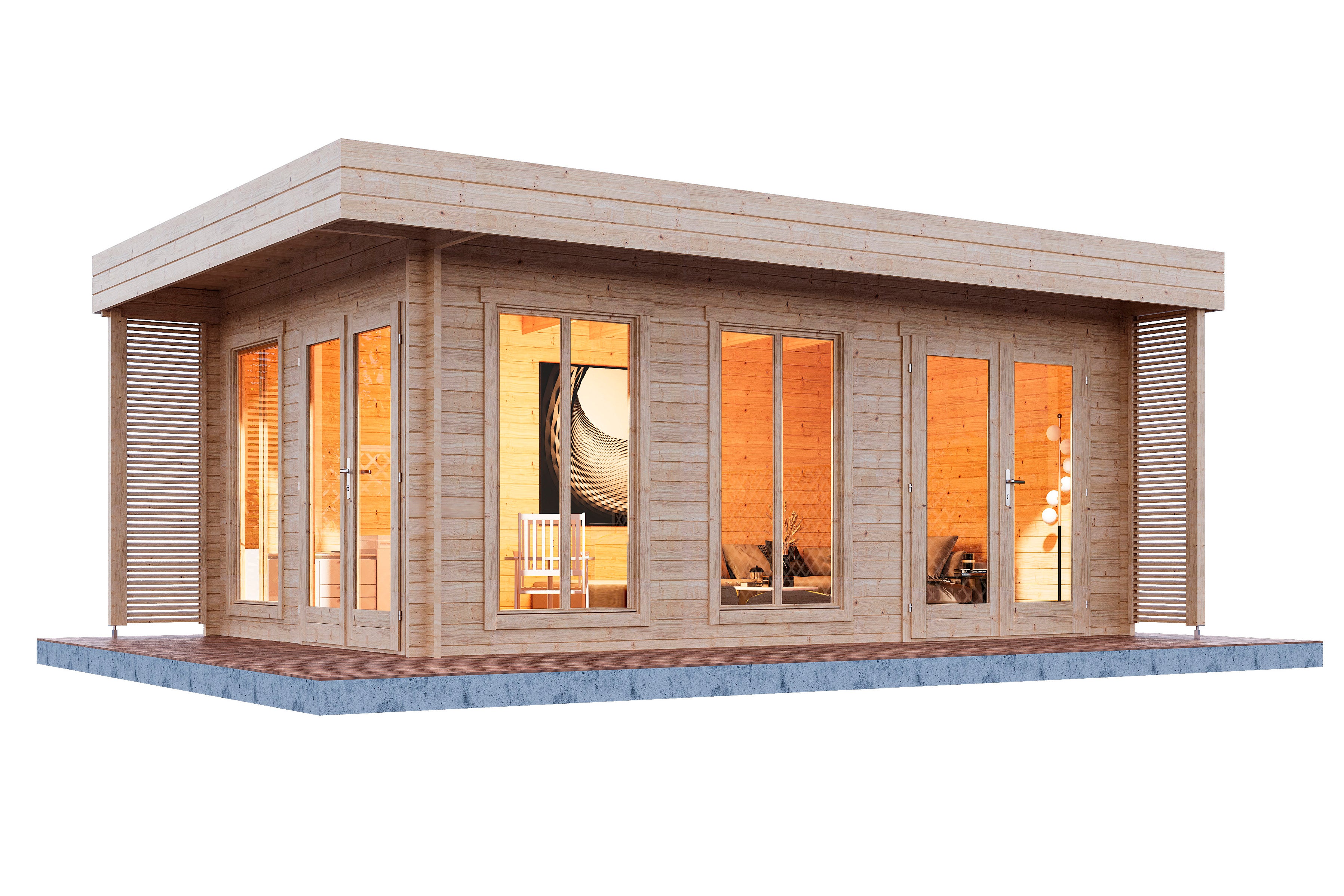 Holz-Gartenhaus / Gerätehaus Haldis 5335 44 - Gartenhaus Herkommer