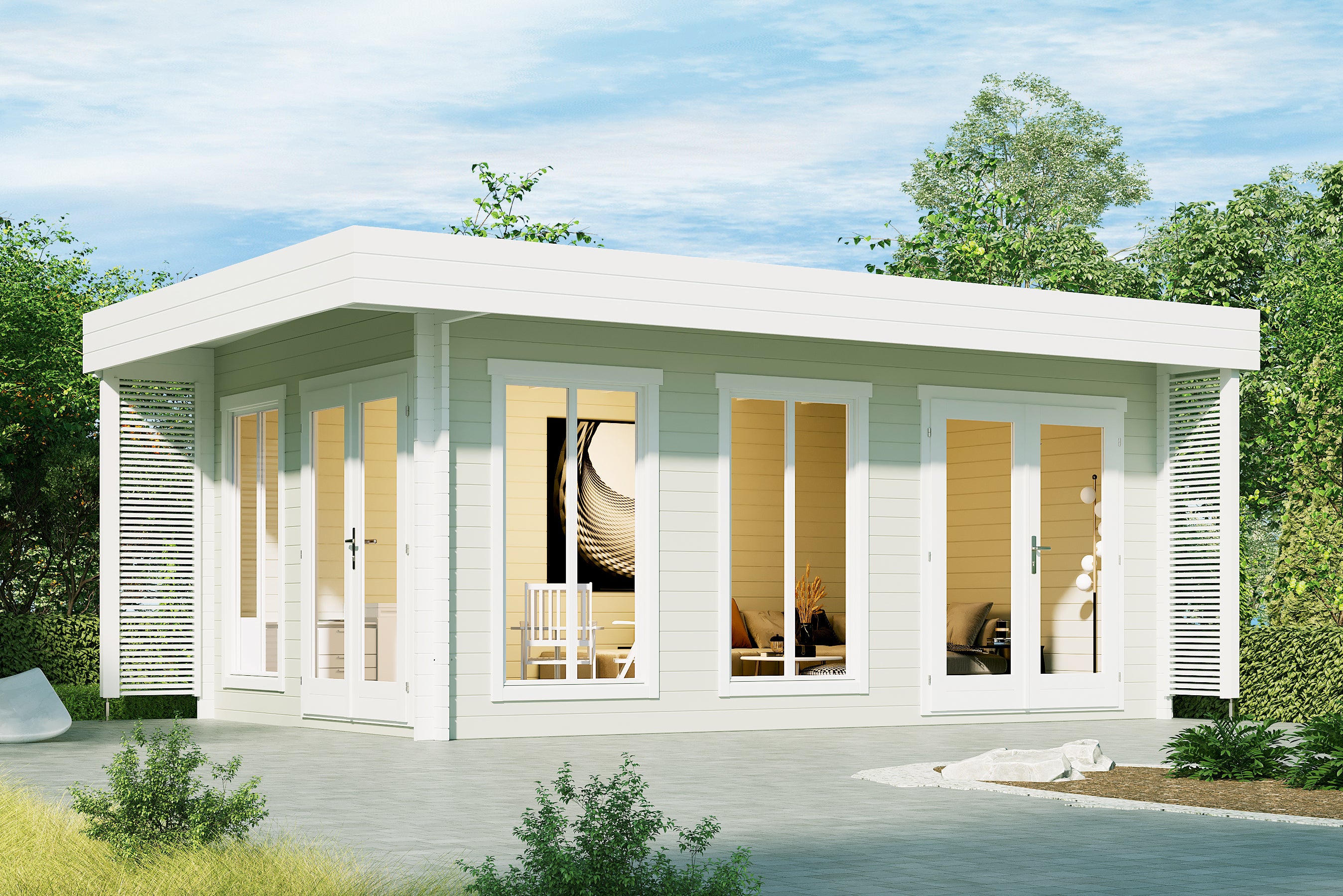 Holz-Gartenhaus / Gerätehaus Haldis 5335 44 - Gartenhaus Herkommer