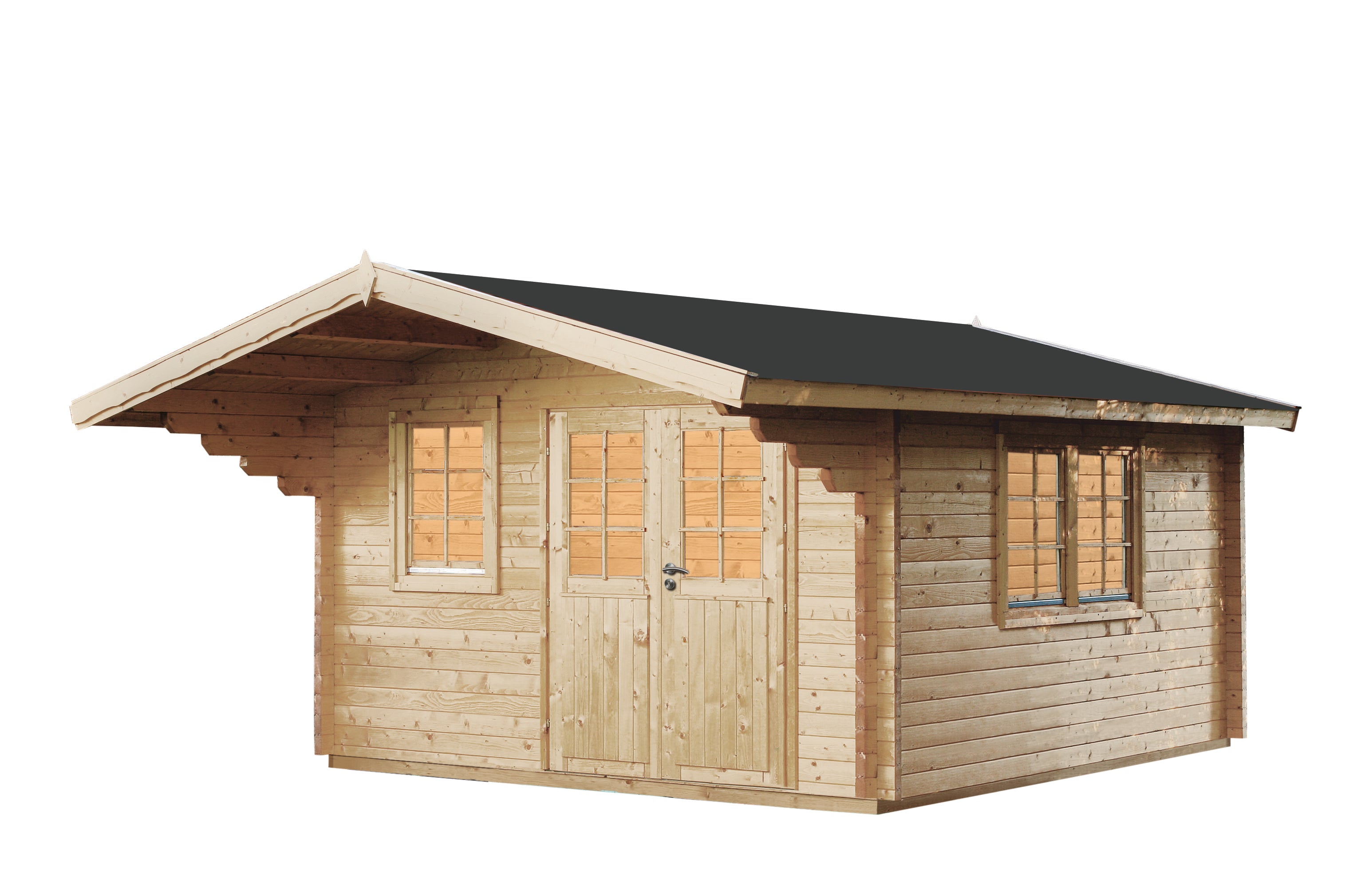 Holz-Gartenhaus / Gerätehaus Nova 4050/4050 XL 70mm - Gartenhaus Herkommer
