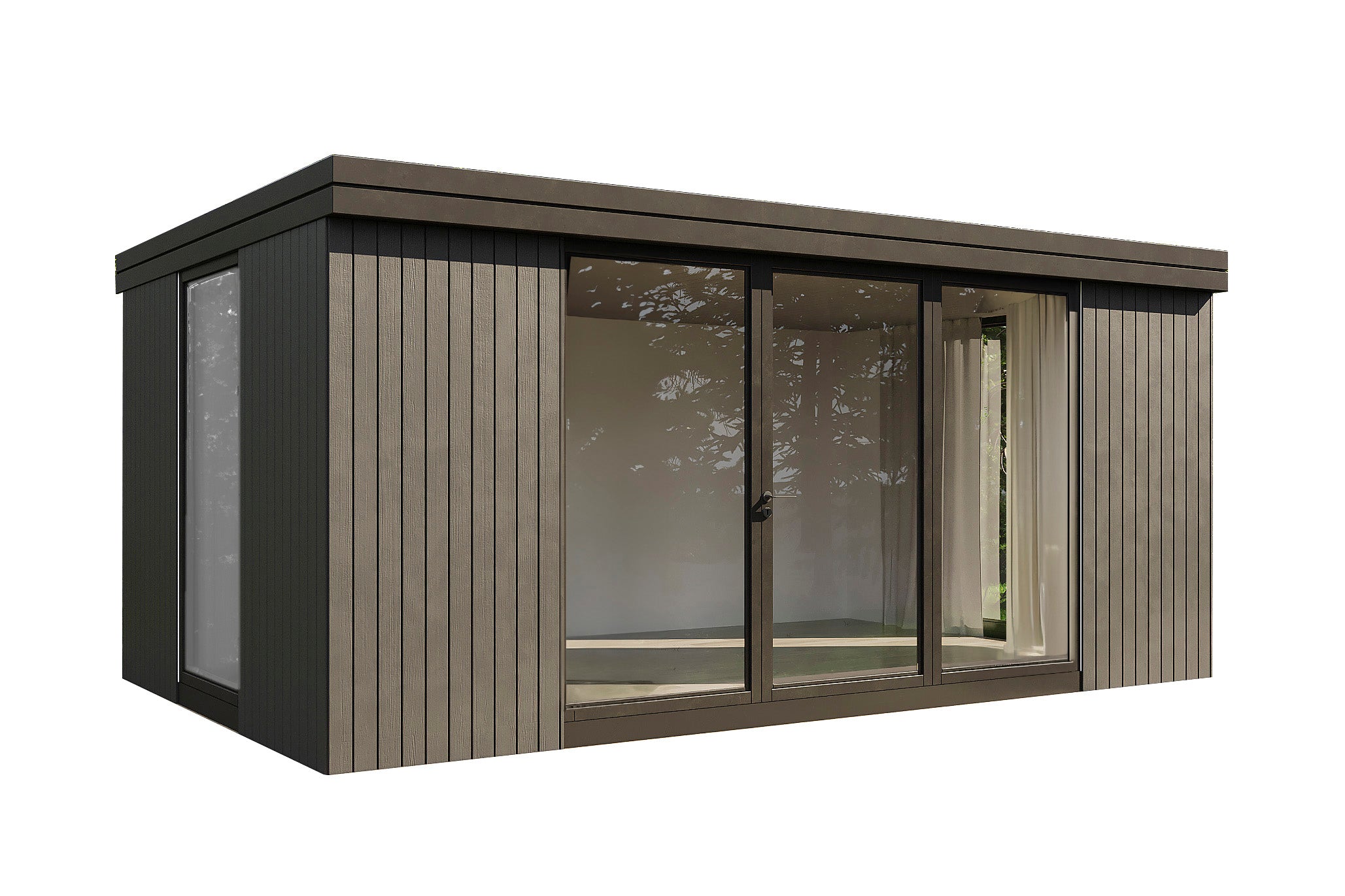 Holz-Gartenhaus / Gartenbüro / Poolhaus Himma 5434 94