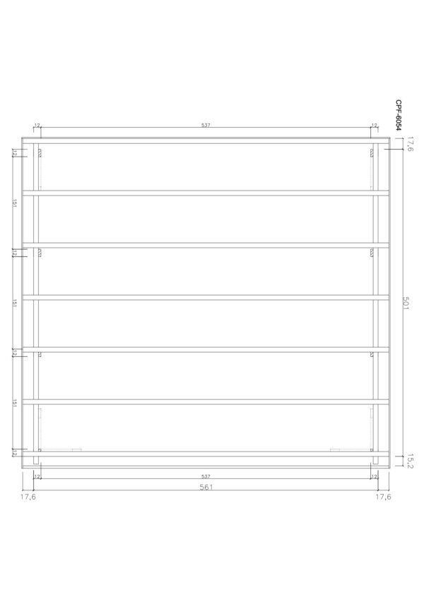 Holz-Carport CPF-6054 - Gartenhaus Herkommer