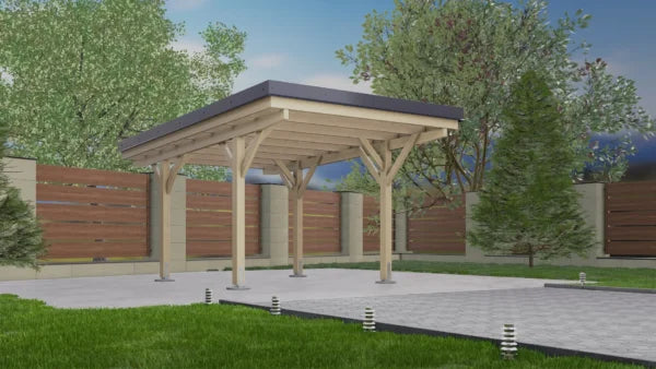 Holz-Carport CPP-5332