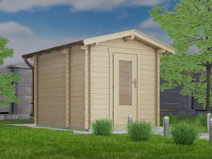 Holz-Gartensauna H70-2231-2ET-FF