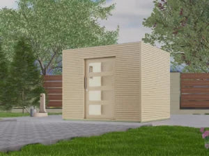 Holz-Gartenhaus / Gerätehaus MHH-3025-CUBO