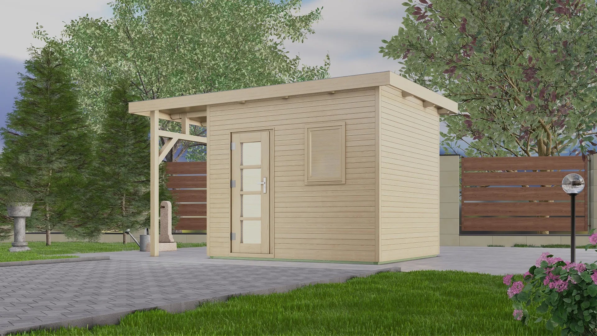 Holz-Gartenhaus / Gerätehaus MHH-3025-P