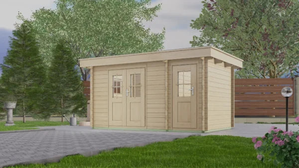 Holz-Gartenhaus / Gerätehaus TS-H28AN-3924F-DT