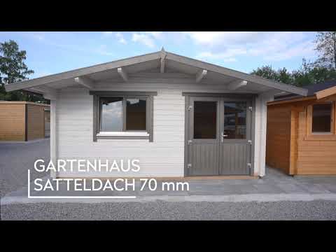 Holz-Gartenhaus / Gerätehaus Nova 4050/4050 XL 70mm