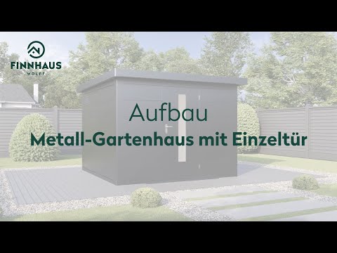 Metall-Gartenhaus / Gerätehaus Hakon 3024 Anthrazit