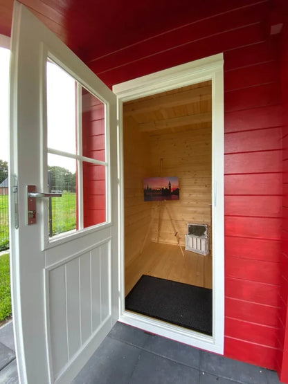 Holz-Gartenhaus / Gerätehaus H45PLUS-3842-2ET-DF-EF