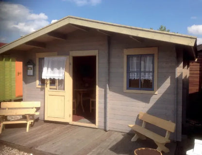 Holz-Gartenhaus / Gerätehaus H28-4230-ET-EF