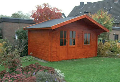 Holz-Gartenhaus / Gerätehaus H28-3830-DT-EF