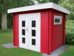 Holz-Gartenhaus / Gerätehaus H28-2420F-DT-EF