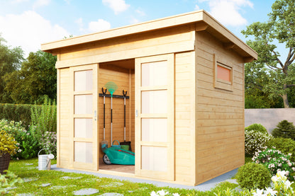 Holz-Gartenhaus / Gerätehaus Pina 3024 28