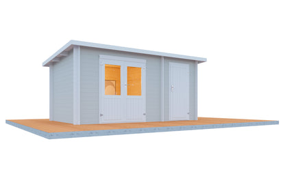 Holz-Gartenhaus / Gerätehaus Geeltje 4323 28 - Gartenhaus Herkommer