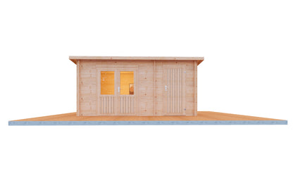 Holz-Gartenhaus / Gerätehaus Geeltje 4323 28 - Gartenhaus Herkommer