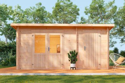 Holz-Gartenhaus / Gerätehaus Geeltje 4323 28 - Gartenhaus Herkommer