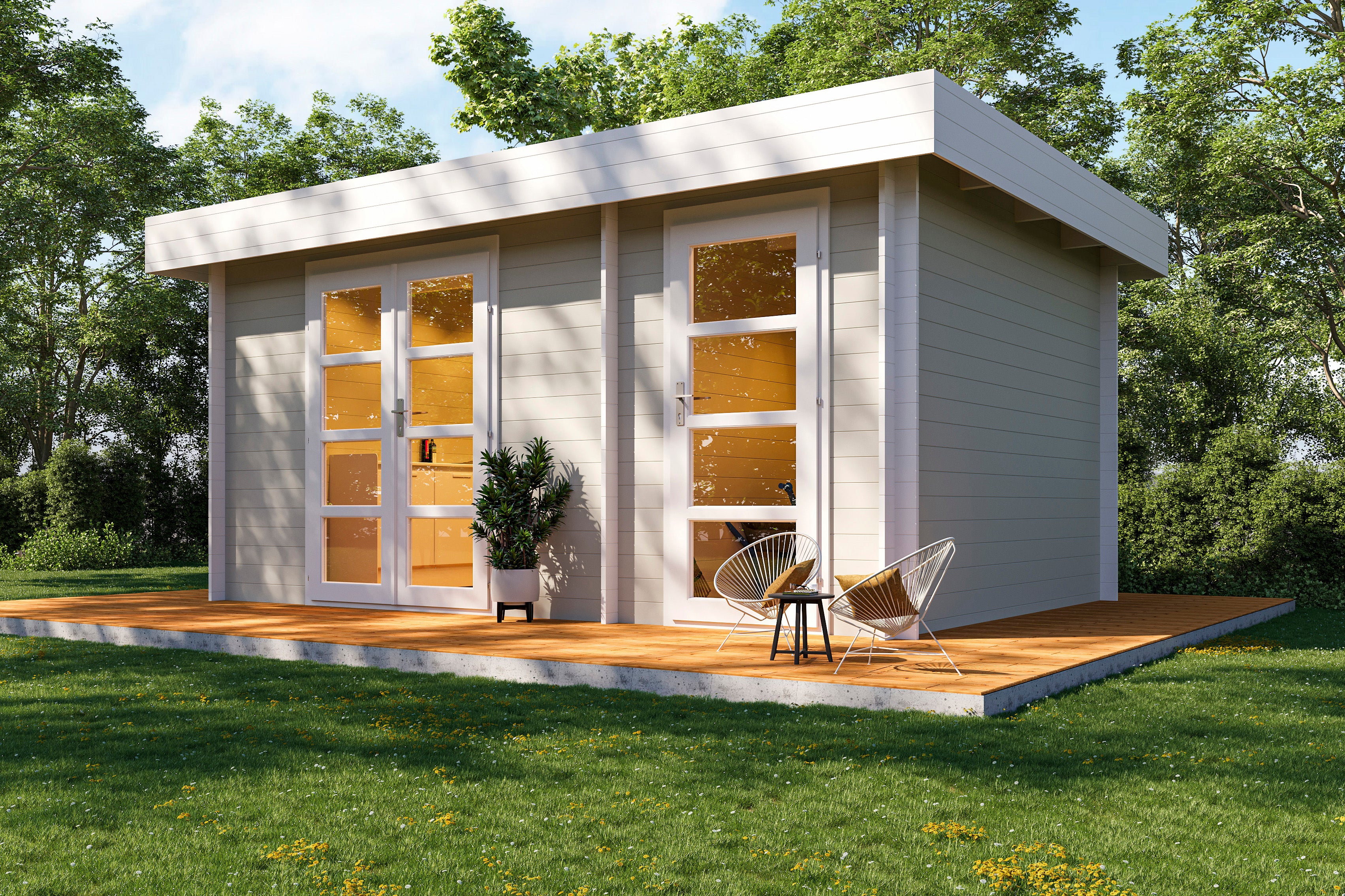 Holz-Gartenhaus / Gerätehaus Gerlis 4530 28