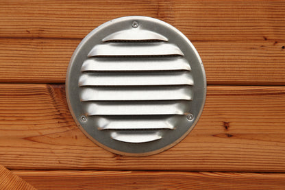 Gartensauna Sena 2333 Bausatz mit schwarzen Dachschindeln