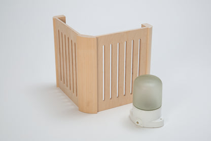 Saunaleuchte Eckmontage - Gartenhaus Herkommer