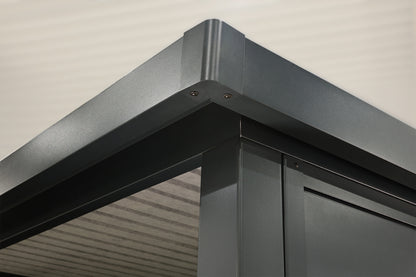 Metall-Gartenhaus / Gerätehaus Hakon 2424 Anthrazit